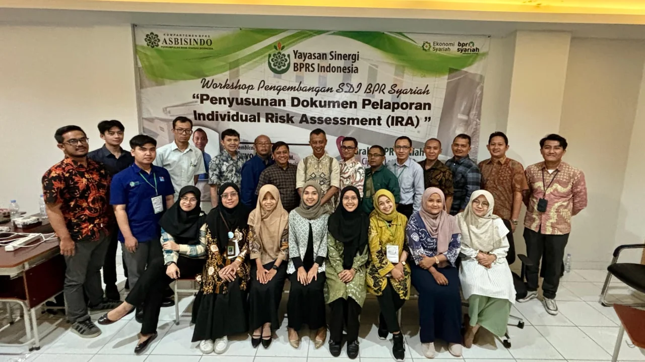 Foto : Para peserta pelatihan pengembangan SDI BPR Syariah.